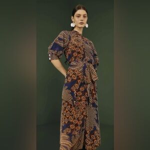 FARM Rio Yawanawa Vanahu Banana Print Shirtdress